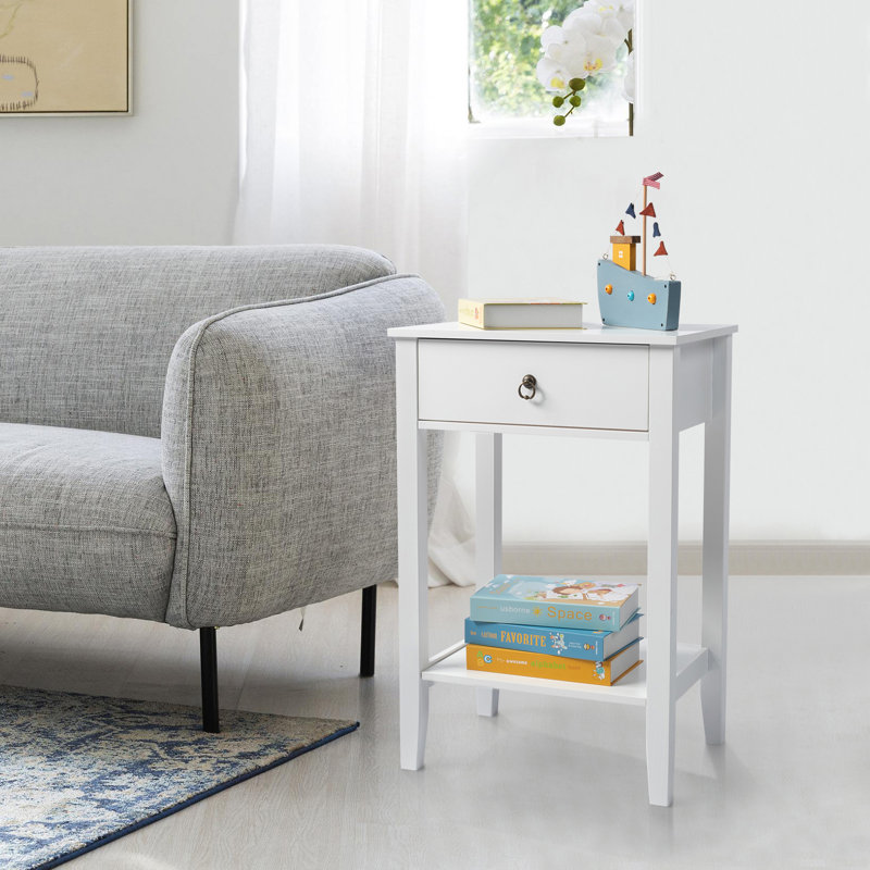 Andover Mills Santos 1 Drawer Nightstand Reviews Wayfair